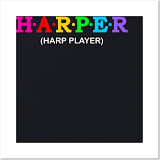 Harper - Harp Player. Posters and Art